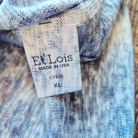 Et' Lois Black Cat Jack-o' Lanterns Van Gogh Starry Night Maxi T-Shirt Dress - Picture 7 of 11